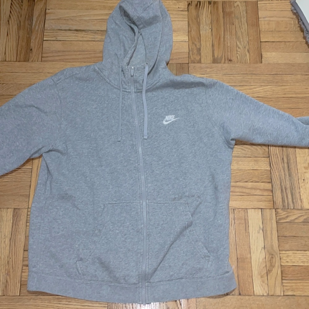 Gray Nike Zip-Up